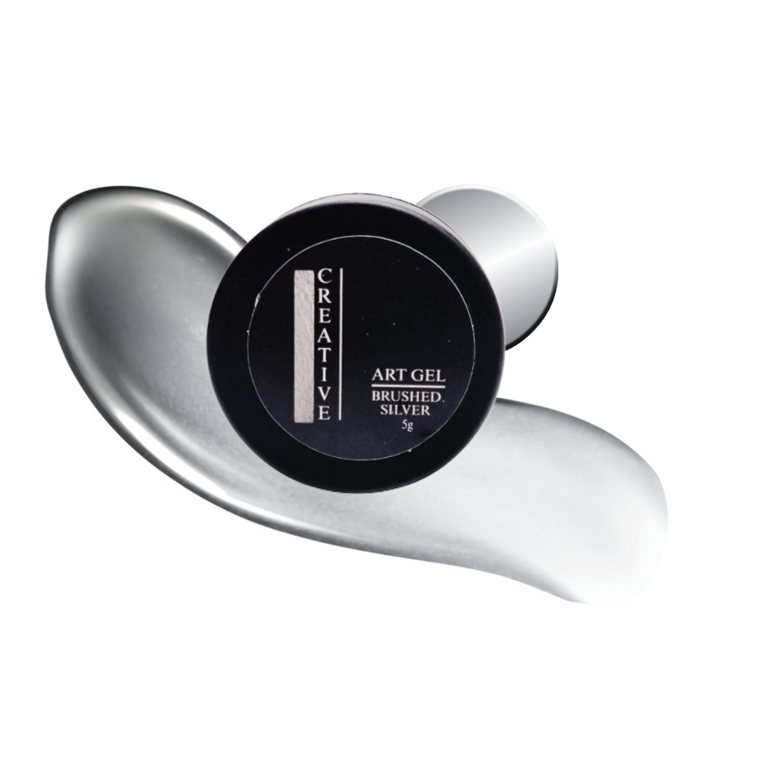 Brushed Silver Art Gel