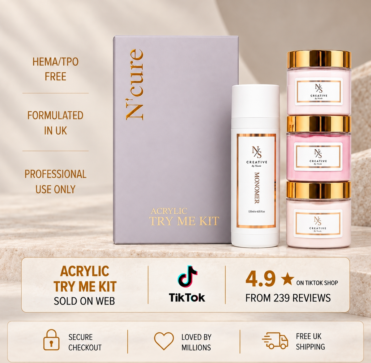 Acrylic Try Me Kit